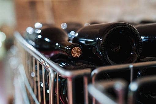 Château de Garnerot - Vendanges 2019 - En cave les bouteilles sont pleines